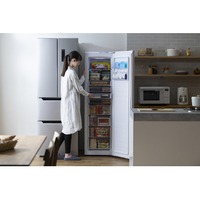 アイリスオーヤマ KUSN-20A-W 195L 前開きタイプフリーザー ホワイト