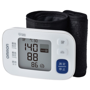 オムロン 自動血圧計 ホワイト HEM-6180-イメージ1