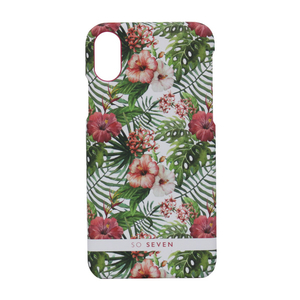 SO SEVEN iPhone XS/Xケース リオデジャネイロ ピンクハイビスカス SS11709I8-イメージ1