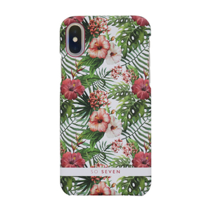 SO SEVEN iPhone XS/Xケース リオデジャネイロ ピンクハイビスカス SS11709I8-イメージ6