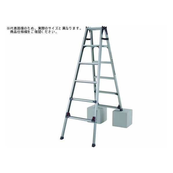 ピカコーポレイション 四脚アジャスト式脚立かるノビSCL型3~4尺 FC267HB-4429648 mm