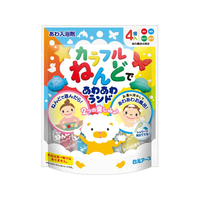 白元アース カラフルねんどであわあわランド 4個 FC765PY