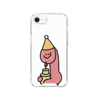 168cm iPhone SE(第3世代)/SE(第2世代)/8/7用ハイブリッドクリアケース Pink Olly with ケーキ 16822709ISE3