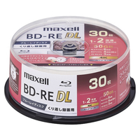 マクセル 録画用50GB(2層) 1-2倍速 ブルーレイディスク 30枚入り ホワイト BEV50WPG30SP