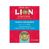 キーコーヒー ライオンコーヒー シングルサーブ バニラマカダミア 4袋 FCG195Y