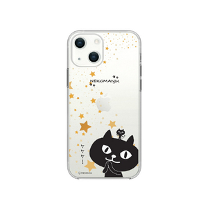 abbi FRIENDS ABF21709I13MN iPhone 13 mini用ソフトクリアケース ネコ abbi FRIENDS ABF21709I13MN iPhone 13 mini用ソフトクリアケース ネコ