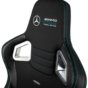 noblechairs ゲーミングチェア EPIC - Mercedes-AMG Petronas Formula One Team - 2021 Edition ブラック/グリーン NBL-EPC-PU-MPF-SGL-ED-イメージ10