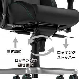 noblechairs ゲーミングチェア EPIC - Mercedes-AMG Petronas Formula One Team - 2021 Edition ブラック/グリーン NBL-EPC-PU-MPF-SGL-ED-イメージ13