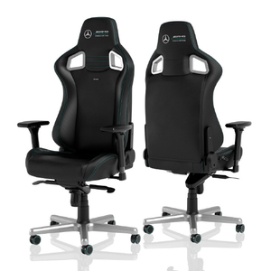noblechairs ゲーミングチェア EPIC - Mercedes-AMG Petronas Formula One Team - 2021 Edition ブラック/グリーン NBL-EPC-PU-MPF-SGL-ED-イメージ6
