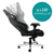 noblechairs ゲーミングチェア EPIC - Mercedes-AMG Petronas Formula One Team - 2021 Edition ブラック/グリーン NBL-EPC-PU-MPF-SGL-ED-イメージ14