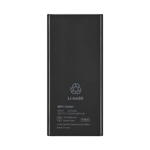 マクセル モバイル充電バッテリー(6,600mAh) ブラック MPCC6601BK-イメージ4
