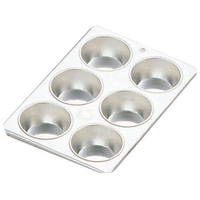 久保寺軽金属工業所 FK ブリキ マフィン型 #98カップ 6ヶ付 FC377LG-2659600