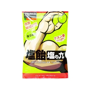 トラスコ中山 TRUSCO/塩飴 塩の力 100g袋入 青梅味 1袋入 TNU-100 FCC986M-4087364-イメージ1