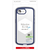 エレコム iPhone17e/16e用 TOUGH SLIM LITE ケース フレームカラー メタルステッカー付 ネイビー PM-A25STSLFCNV-イメージ1