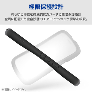 エレコム Google Pixel 10a用Grippy ハイブリッドケース フレームカラー 極限 背面ガラス ブラック PM-P261GRPFGKBK-イメージ5