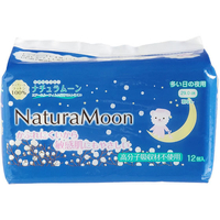 Ｇ－Ｐｌａｃｅ ナチュラムーン 生理用品 多い日の夜用 羽なし 12個 FCG528V