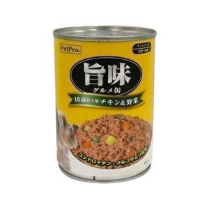 ペットプロジャパン ペットプロ 旨味グルメ 10歳以上 チキン&野菜 375g ﾍﾟﾂﾄﾌﾟﾛｳﾏﾐｸﾞﾙﾒ10ｻｲｲｼﾞﾖｳ-イメージ1