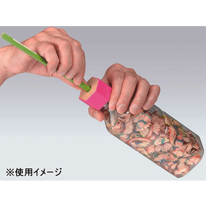 シヤチハタ ケズリキャップ グリーン グリーン1個 F716810-ZKC-A3/H-イメージ3