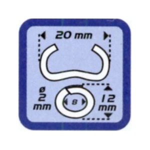 エスコ ホグリング グリーンガルバ鋼 1000個 FCW1166-EA952BR-22-イメージ5