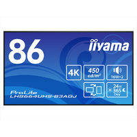マウスコンピューター 86型4K IPS方式デジタルサイネージディスプレイ iiyama LH8664UHS-B3AGJ