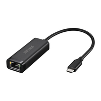 バッファロー Giga USB3．2 Gen1対応 有線LANアダプターType-C対応モデル ブラック LUA6-U3-CGTE-BK