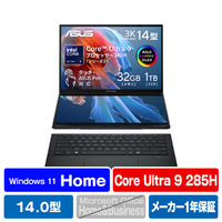 ASUS ノートパソコン Zenbook Duo シリーズ インクウェルグレー UX8406CA-U9321W