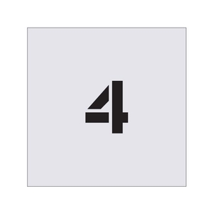 アイマーク ステンシル 4 文字サイズ50×40mm FC139JA-4341228-イメージ1