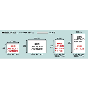 コクヨ キャンパス まとめがはかどるノートふせん A罫 ボトムタイプ F383235-ﾒ-NT100ATB-イメージ2