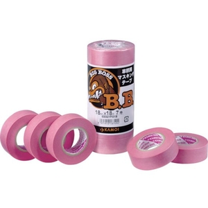 カモ井 マスキングテープ車両塗装用 幅15mm×長さ18m ピンク FC371GE-4721861-イメージ1