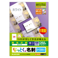 エレコム なっとく名刺(インクジェット光沢紙・マイクロミシンカット・厚口) MT-KMN2WNZ