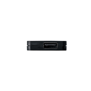 エレコム USB2．0ハブ ケーブル収納タイプ(4ポート・2．9cm) ブラック U2H-YKN4BBK-イメージ4