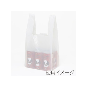 シモジマ レジバッグ フックタイプ SK-30 乳白色 100枚 FC159PF-006903501-イメージ3