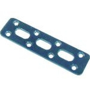 トラスコ中山 ジョイント金具25型フラット 黒 25×94 FC298EY-4972074-イメージ1
