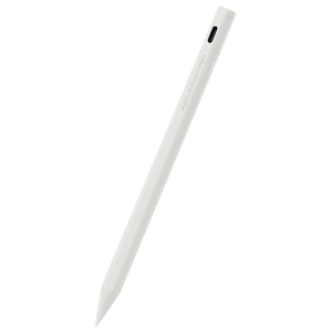 エレコム 充電式アクティブタッチペン ホワイト P-TPACSTAP02WH-イメージ1