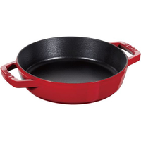 STAUB ストウブ 両手フライパン ラウンド 26cm チェリー FC589LF-2244200