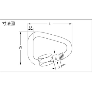 ＰＥＧＵＥＴ MR クイックリンク スチール製 デルタ 10.0mm 90010126713 FC817FV-8191998-イメージ2