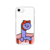 168cm iPhone SE(第3世代)/SE(第2世代)/8/7用ハイブリッドクリアケース Pueple Olly with ギフト 16822711ISE3
