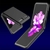 araree Galaxy Z Flip SCV47 - au用ケース Aero ブラック AR18711GZF-イメージ7