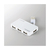 エレコム USB2．0ハブ ケーブル収納タイプ(4ポート・2．9cm) ホワイト U2H-YKN4BWH-イメージ1