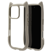 ラスタバナナ iPhone 16 Pro用MIMI 猫耳ハイブリッドケース TPU×PC トープ 8228IP461PHPTA