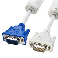 サンワサプライ スリムディスプレイケーブル〈アナログRGB（VGA）・5m〉 KC-VM5K