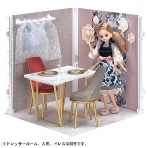 タカラトミー リカちゃん LF-09 インテリアコーディネート ダイニングテーブル セット(Francfrancコラボ) リカちゃん LF09ﾀﾞｲﾆﾝｸﾞﾃ-ﾌﾞﾙｾﾂﾄﾌﾗﾝﾌﾗﾝ-イメージ5