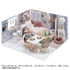 タカラトミー リカちゃん LF-09 インテリアコーディネート ダイニングテーブル セット(Francfrancコラボ) リカちゃん LF09ﾀﾞｲﾆﾝｸﾞﾃ-ﾌﾞﾙｾﾂﾄﾌﾗﾝﾌﾗﾝ-イメージ7