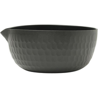 リビングカマトク アルミ 槌目 片口やっとこ鍋 3.5寸 ブラック 直径103×H47 FC327KY-0161210