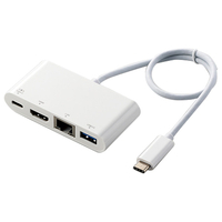 エレコム USB Type-C接続ドッキングステーション(HDMI) ホワイト DST-C09WH