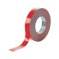 トラスコ中山 蛍光ラインテープ25mm×33m レッド レッド25330.1617N／25mm FC697GV-7831846