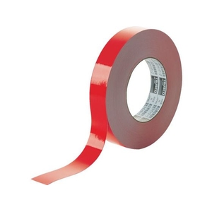 トラスコ中山 蛍光ラインテープ25mm×33m レッド レッド25330.1617N／25mm FC697GV-7831846-イメージ1