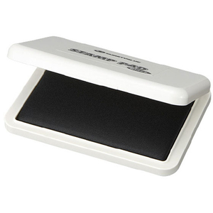 スマートバリュー 速乾スタンプ台中型 黒 FC28504-B503J-BK-イメージ1