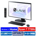 NEC 一体型デスクトップパソコン LAVIE A27 ファインブラック PCA2797GAB