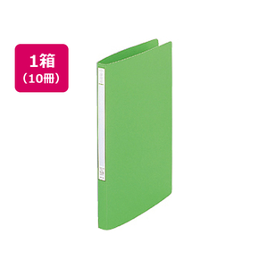 リヒトラブ スーパーパンチレスファイル A4タテ 背幅20mm 黄緑 10冊 1箱(10冊) F871638-F347U-6-イメージ1